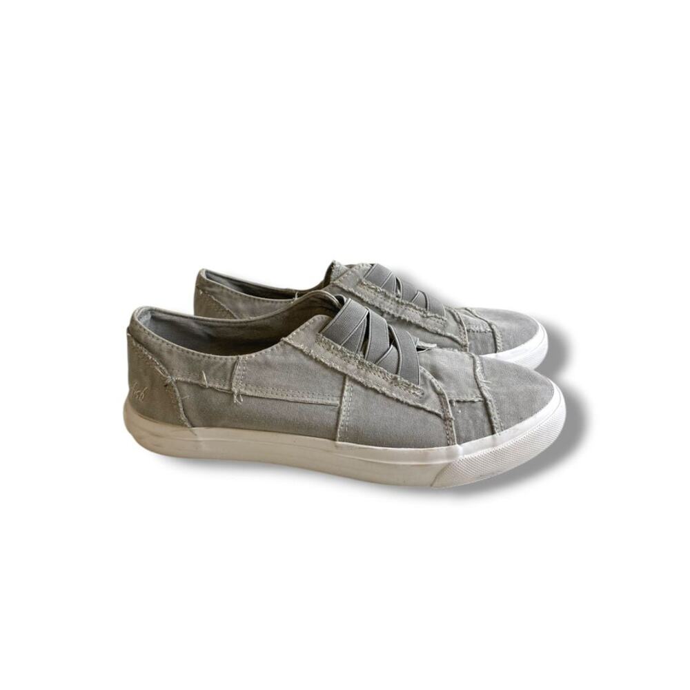 Size 10W Blowfish‎ Womens Malibu Marley Wide Pull On Distressed Sneakers